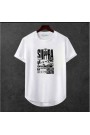 Erkek Ön Baskili T-shirt Plus Model